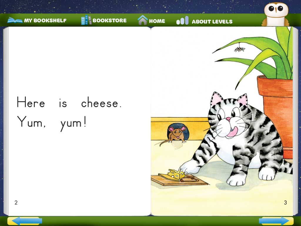 Food for Jasper - Who Can Read? iPad book